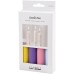 Žvakių rašiklių rinkinys – 4 × 30 ml mėlyna, rožinė, violetinė, geltona