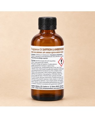 Aromatinis aliejus „Šafranas ir ambra“, 30 g