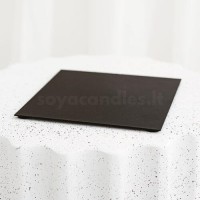 Candle Tray, Black, 20x20 cm