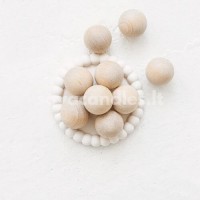 Wooden Beads, 40 mm, 10 pcs.