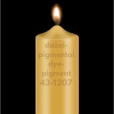 Dažai-pigmentai žvakėms „BEKRO“, 10 g – gelsva