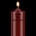 Dažai žvakėms „BEKRO“, 10 g, tamsiai raudona