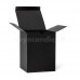 Dėžutė, 132x132x180 mm, matinė juoda
