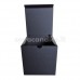 Dėžutė, 140x140x140 mm, matinė juoda