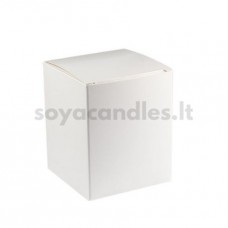 Dėžutė, 73x73x90 mm, matinė balta