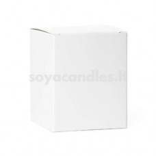 Dėžutė, 73x73x90 mm, lygi balta