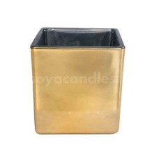 Stiklinis indas, aukso spalvos, 300 ml 8x8 cm