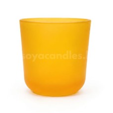 Stiklinis indas žvakei, oranžinis, 220 ml