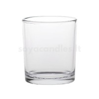 Stiklinis indas žvakei, skaidrus, 230 ml Stiklinis indas žvakei, skaidrus, 230 ml