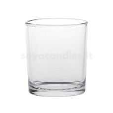 Stiklinis indas žvakei, skaidrus, 230 ml