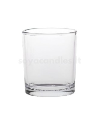 Stiklinis indas žvakei, skaidrus, 230 ml