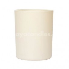 Glass Jar, Externally Matt Cream, 300 ml