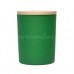 Stiklinė matine žalia išore, 300 ml