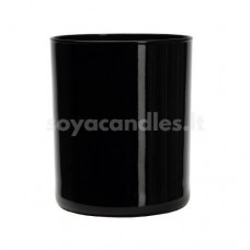 Stiklinė lygia juoda išore, 300 ml