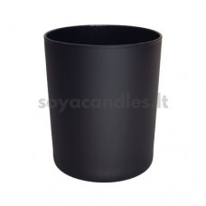Stiklinė matine juoda išore, 300 ml