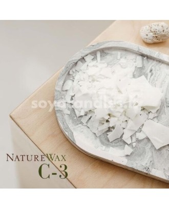 Sojų vaškas NATUREWAX® C-3 žvakėms indeliuose, 1 kg